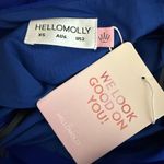 Hello Molly Love in the Night Midi Dress Women's 2 Blue Party Cocktail Slit NWT Photo 14