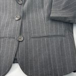 Gray Pinstripe Blazer Size 12P Photo 6