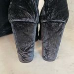 Stuart Weitzman New!  Vidaland Black Stretch Crushed Velvet OTK Boots Sz 9 $995‎ Photo 4
