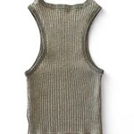 superdown Sonya Rib Sweater Tank in Gold Photo 4
