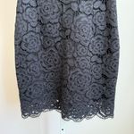 barney's new york sz 4 black lace cocktail luxury dress Photo 3