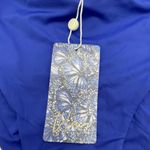 NWT Toluca Swim Gia Ruched Maxi Bikini Bottom in Hydra Royal Blue Size Small NEW Photo 3