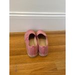 Talbots Pink Suede Leather Cap Toe Espadrille Flats Slip On Shoes Women's 0.5 Photo 2