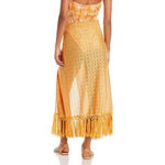 Ramy Brook Gaia Metallic Faux Wrap Boho Maxi Skirt Coverup Size XL NWT Photo 1