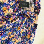 Rachel Zoe NWT purple floral ruffle cottage core skirt Photo 1