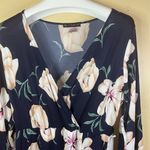 Fashion to figure NWT Plus 2X Floral Maxi Dress Long Sleeve V-Neck Career Church Photo 2