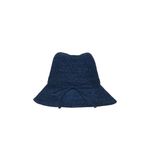 florabella Dylan Bucket Hat in Mdinight Navy One Size New Womens Bucket Sun Blue Photo 2