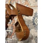 Steve Madden Luna Wooden Clog Ankle Strap Platform Y2K Heeled Sandals Size 8 Photo 3