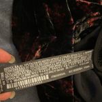 ZARA womens small black floral velvet Charlotte pant flared leg dress pants NWT Photo 7