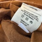 Mate the Label MATE the‎ Label Women Sz S Linen Long Sleeve Button-Up Jumpsuit Coveralls Sedona Photo 7