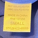 Francesca's Francesca’s Collections Blue Short Dress Center Ruffle Size Small Photo 9