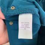 Pajama jeans teal blue corduroy jeans‎ size small Photo 5