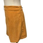 Cider Women's Corduroy Zipper Front Mini Skirt Ginger Plus Size 1XL Retro Photo 2