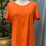 Jones New York  Vibrant Orange Short Sleeve Tee Photo 0