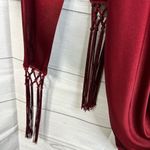 Altuzarra Target Womens size 2 Red Satin Wrap Dress W/ Scarf Photo 8