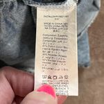 Denim Halter Top Keyhole Tie Neck Mini Dress Women’s Sz Small EUC Blue Photo 3