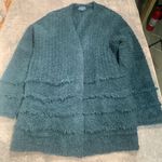 Barefoot Dreams  cozychic cardigan XL teal blue/green Photo 0