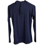 Athleta North Point Rashguard Women’s Size M Long Sleeve Zip Back Blue UPF 50+ Photo 5