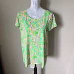 Lilly Pulitzer  Etta Scoop Neck Mandevilla Baby Find And Flippers Large Photo 2