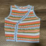 Peppermayo NWOT  Chromatic Charm Knit Top Citrus Oasis S/M Photo 1