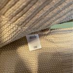 Lucky Brand Cream V-Neck Sweater with Chunky Knit Size Large Photo 2