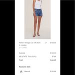 AGOLDE Parker jean shorts Photo 3