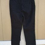 Talbots Black Dot Chatham Ankle Side Zip Pants Women’s Size 4 Petite 4P Stretch Photo 2