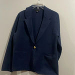 J.Crew  Button & Pocket Cardigan | Medium Navy & Gold Photo 1