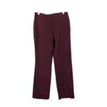SAINT + SOFIA Maroon Red Apartment Pant Straight Leg Pull Photo 1