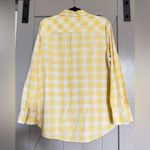 Merona Yellow and White Checkered Shirt XL Photo 1