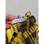 Alice + Olivia Raquel Minidress Sun Drenched Sunbeam Sz 6 Vacation Beach Resort Photo 6