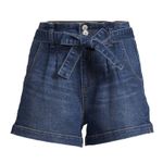 No Boundaries New Women’s  Stretchy Blue Jean Shorts with Belt Size XL Photo 0