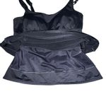 Lands End Black Tummy Control Square Neck Tankini SWIM TOP Size 10 DDD 522667 Black Photo 3