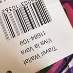 Vera Bradley Mod Flowers Quilted Travel Wallet Viva La Vera NWT Photo 6