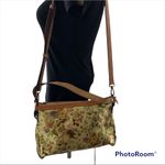 Cavalcanti Gold Floral Leather Purse Photo 2