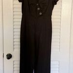 Urban Outfitters  Black Button-Front Jumpsuit Photo 1