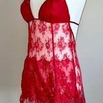 Victoria's Secret 🔥 3/$30 Victoria’s Secret Cherry Lace Slip Dress Photo 3