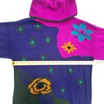 VTG Plain Jane by Sweet Baby Jane Purple, Pink and Green Knit Sweater Dress Sz M Size M Photo 6