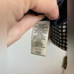 Juicy Couture  90’s Navy&White Polka Dot Wool Blend Double Breasted Peacoat #Bl Photo 2