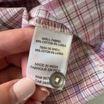 Rebecca Taylor La Vie Long Sleeve Lurex Plaid Top Pink Plaid Blouse Size Small Photo 10