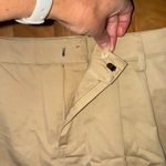 ZARA  Mini Skirt Tan Beige Khaki Pleated academia Casual Pocket Size M NWT school Photo 2