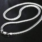 Elegant 925 sterling silver Necklace with gift box Photo 5