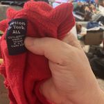 Preston & York  Red Ruffled Shawl Photo 2