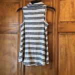 Maurice's Maurice’s Black & White Stripe Cowl Neck Tank Top Small Photo 1