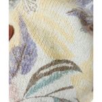 Vintage Silk Angora Lambswool Floral Shoulder Pads Sweater Colter Bay Medium Photo 1