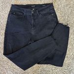 Judy Blue  Jeans Womens Size‎ 14W Skinny Fit Distressed Raw Hem Black Cheetah Photo 0