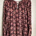 Buckle Black Womens XL long sleeved blouse v neck Red Photo 5