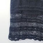 Emma James Black Crochet Knit Midi Skirt Photo 1
