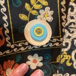 Black Shoulder Ruffle Top Button‎ Closure Printed Tote Purse Photo 10