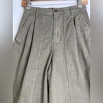 Everlane  Women Organic Cotton Linen Wide Leg Chino Pant Olive Green Sz 00 Photo 2